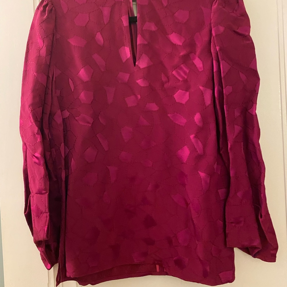 Co brand long sleeve shirt bright pink in color .
